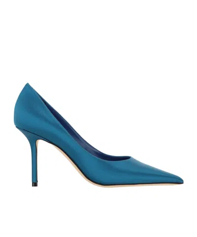 Jimmy Choo Pointed-toe High Heels In Blue