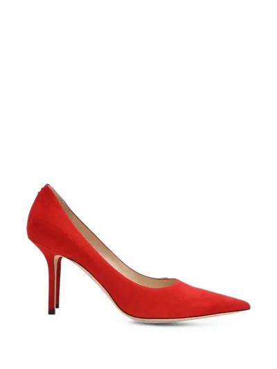 Pre-owned Jimmy Choo Pointed-toe Pumps In Red