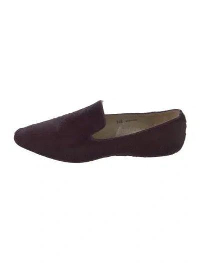 Pre-owned Jimmy Choo Ponyhair Loafers In Multi