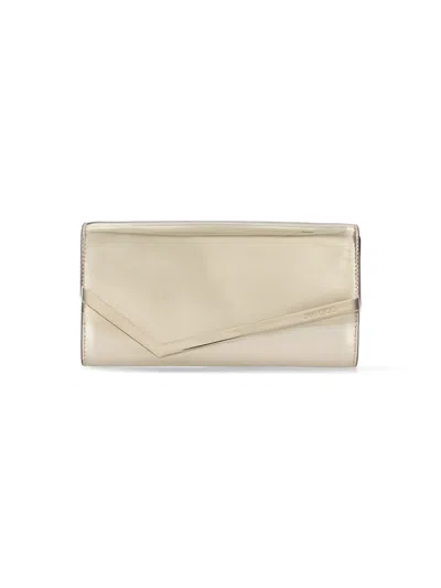 Jimmy Choo Pouch "emmie" In Gold