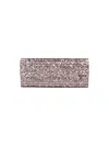 Jimmy Choo Rectangular Clutch Bag Chain Strap Glitter In Pink