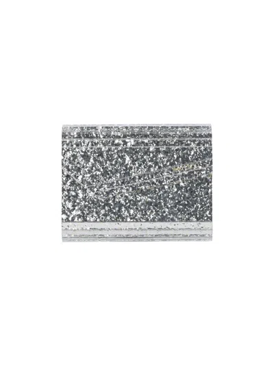 Jimmy Choo Pouch With Glitter "candy"