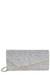 Jimmy Choo Powder Glitter Fabric Clutch