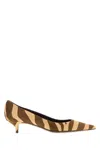 Jimmy Choo Animal Print Kitten Heel Pointed Toe Pumps In Multi