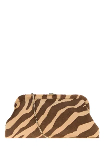 Jimmy Choo Printed Calf Hair Skylar Clutch