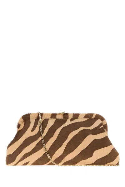Jimmy Choo Printed Calf Hair Skylar Clutch