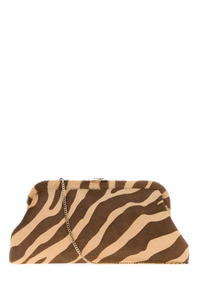 JIMMY CHOO CLUTCH SKYLAR IN CAVALLINO STAMPATO  DONNA