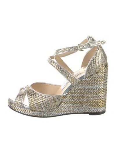 Pre-owned Jimmy Choo Printed Espadrilles