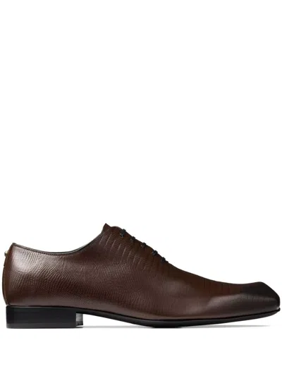 Jimmy Choo Prism Lace-up Oxford Shoes In Black