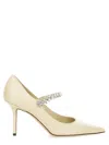 Jimmy Choo Pump "bing 85" In Ivory