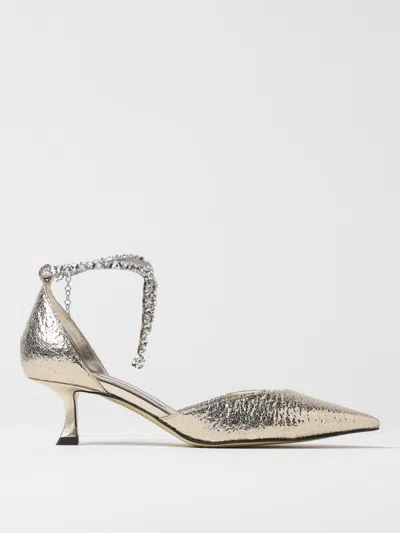 JIMMY CHOO PUMPS JIMMY CHOO WOMAN COLOR GOLD,425715047