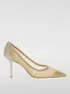 Jimmy Choo Love 85 Glitter Pumps In Gold