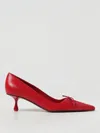 Jimmy Choo Scarlett 50 Leather Heel Pumps In Rot