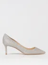 Jimmy Choo Pumps  Woman Color Silver In Silver