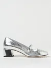 Jimmy Choo 45 Elisa Square Toe Pumps In Silver