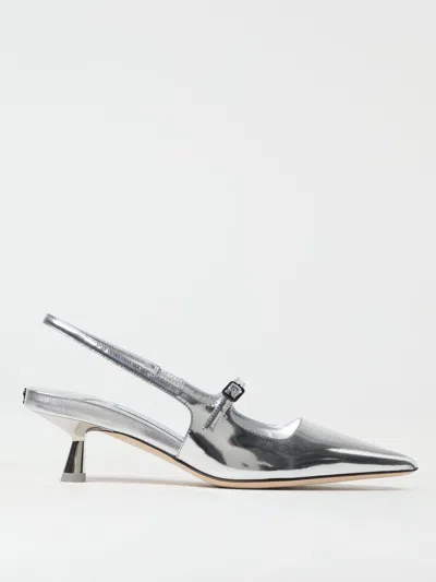 JIMMY CHOO PUMPS JIMMY CHOO WOMAN COLOR SILVER,G53832061