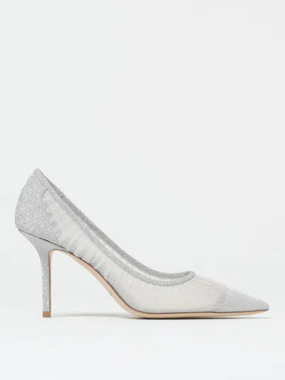 Jimmy Choo Pumps  Woman Color Silver In Silver