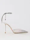 Jimmy Choo Saeda 100 Crystal-embellished Leather-trimmed Mesh Pumps In 白色