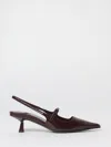 Jimmy Choo Didi 45 Slingback In Brushed Leather In Brown