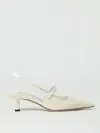 Jimmy Choo Didi Pumps White In Yellow Cream