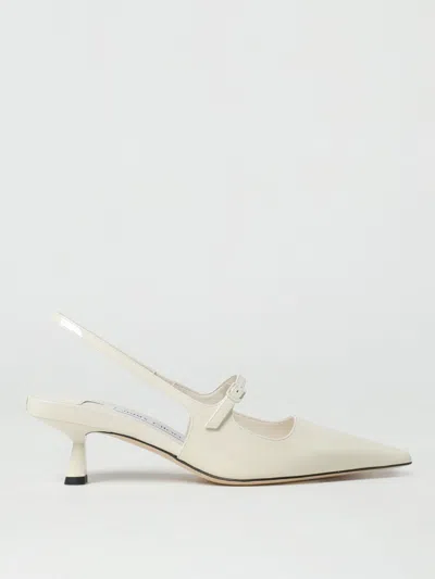 Jimmy Choo Didi Pumps White In Yellow Cream