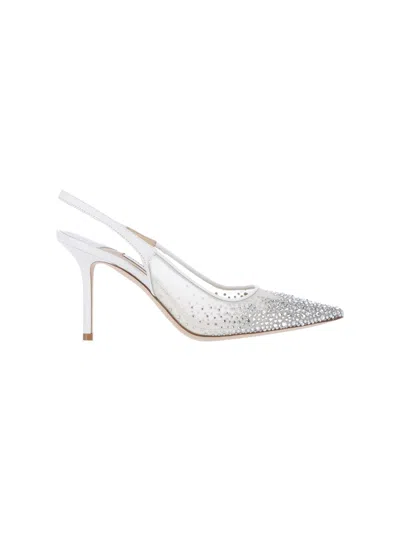 Jimmy Choo Pumps Slingback "love 85" In Multi