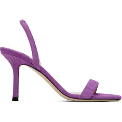 Jimmy Choo Purple Jenn 85 Heeled Sandals In Multi