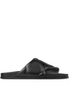 Jimmy Choo Quilted Leather Sandals In Black