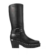 Jimmy Choo Black Quinn Boots In Black