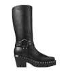 Jimmy Choo Black Quinn Boots In Black