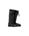 Jimmy Choo Rabbit Fur-lined Snow Boots In Black Leather In Black