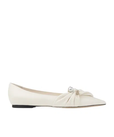 Jimmy Choo Raffi Ballet Flats In Animal Print