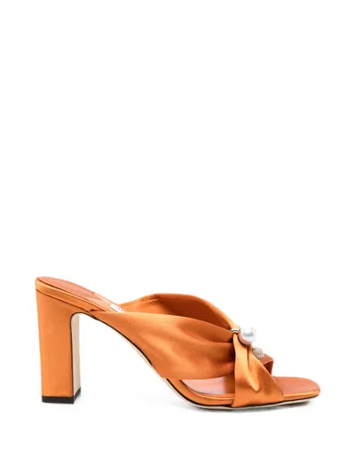 Jimmy Choo Rafi Pearl-embellished Sandals In Multi