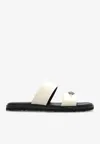 Jimmy Choo Raiden Leather Sandals In Cream