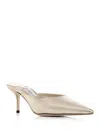Jimmy Choo Women's Rav 65 Pointed Toe High Heel Mules - 100% Exclusive In White