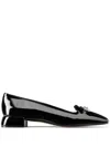 Jimmy Choo Ravi Crystal-embellished Flats In Black
