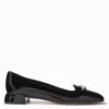 Jimmy Choo Ravi Crystal-embellished Flats In Black