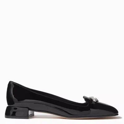 Jimmy Choo Ravi Crystal-embellished Flats In Black