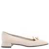 Jimmy Choo Ravi Flat In Gold Tone