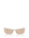 Jimmy Choo Embellished Acetate Butterfly Sunglasses In 500893 White