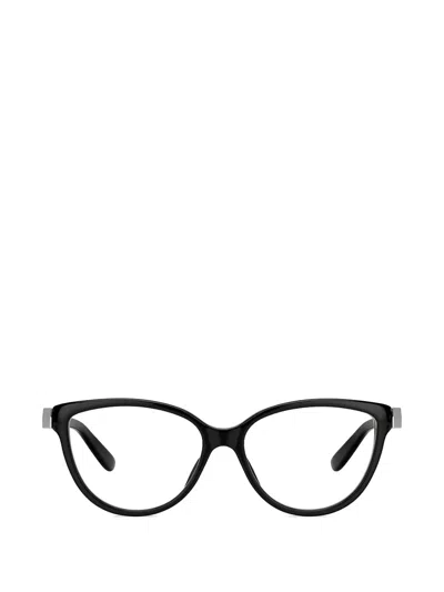 Jimmy Choo Rectangle-frame Glasses In Black