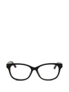 Jimmy Choo Rectangle-frame Glasses In Black