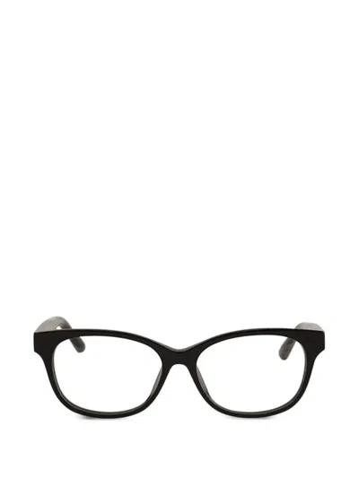 Jimmy Choo Rectangle-frame Glasses In Black