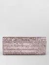 Jimmy Choo Rectangular Clutch Bag Chain Strap Glitter In Multi