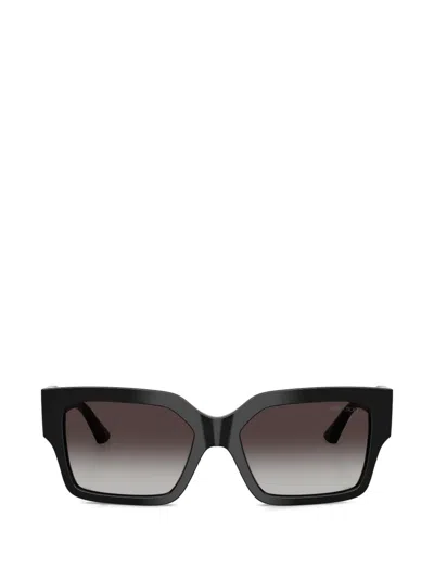 Jimmy Choo Rectangular-frame Sunglasses In Black