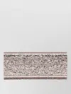 Jimmy Choo Rectangular Glitter Wallet And Card Holder