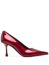 Jimmy Choo Pointed High Heels In Red