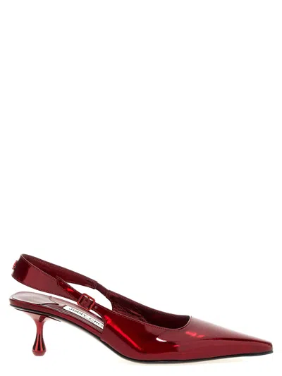 Jimmy Choo Red Slingback Heels