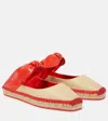 Jimmy Choo Reka Woven Espadrilles In Red