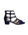 Jimmy Choo Ren 35 Sandals In Blue Suede In Blue